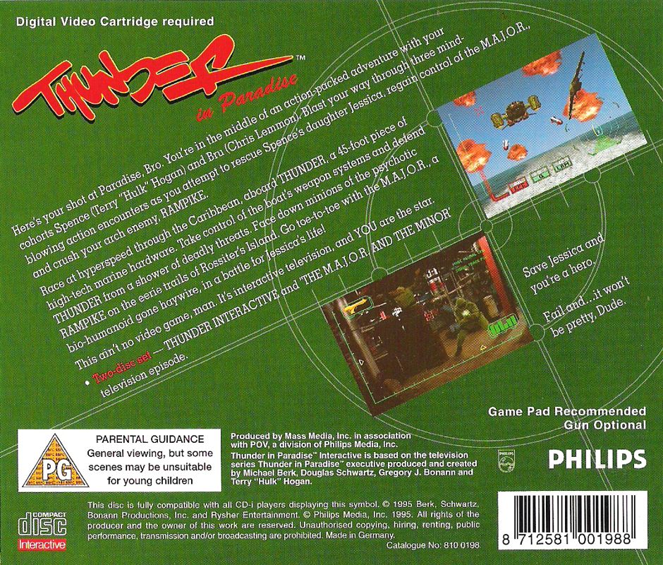 Thunder in Paradise Interactive box art for CD-i